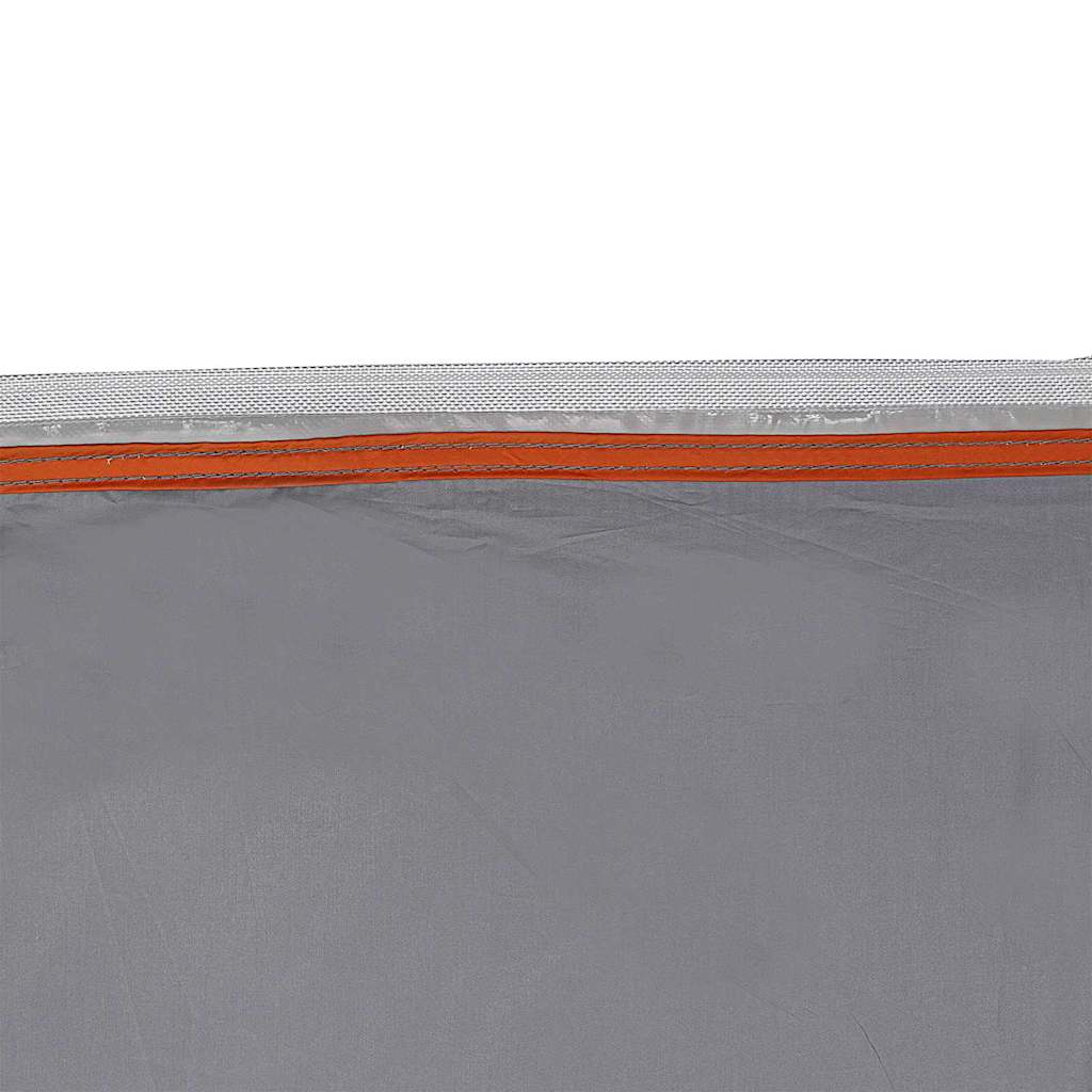 vidaXL Caravan Zelt mit Dach Grau und Orange 410 x 275 x 245 cm