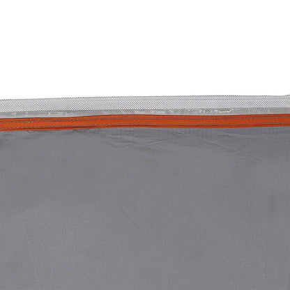 vidaXL Caravan Zelt mit Dach Grau und Orange 410 x 275 x 245 cm