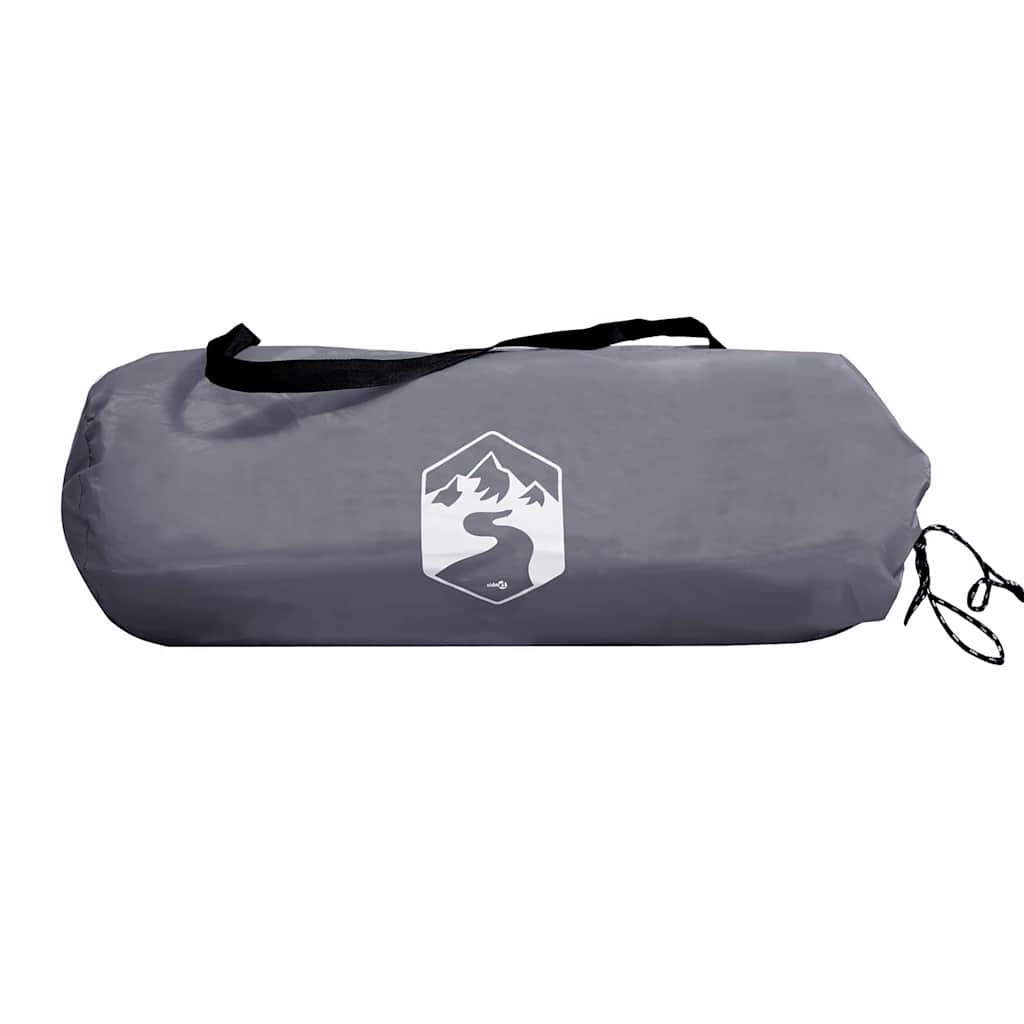 vidaXL Caravan Zelt mit Dach Grau und Orange 410 x 275 x 245 cm