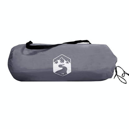 vidaXL Caravan Zelt mit Dach Grau und Orange 410 x 275 x 245 cm