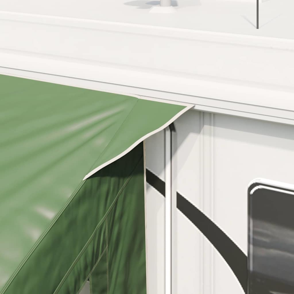 vidaXL Heckzelte für Wohnwagen Rechtwinklig Grün 352 x 250 x 240 cm