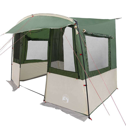 vidaXL Heckzelte für Wohnwagen Rechtwinklig Grün 352 x 250 x 240 cm