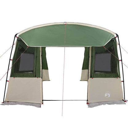 vidaXL Heckzelte für Wohnwagen Rechtwinklig Grün 352 x 250 x 240 cm