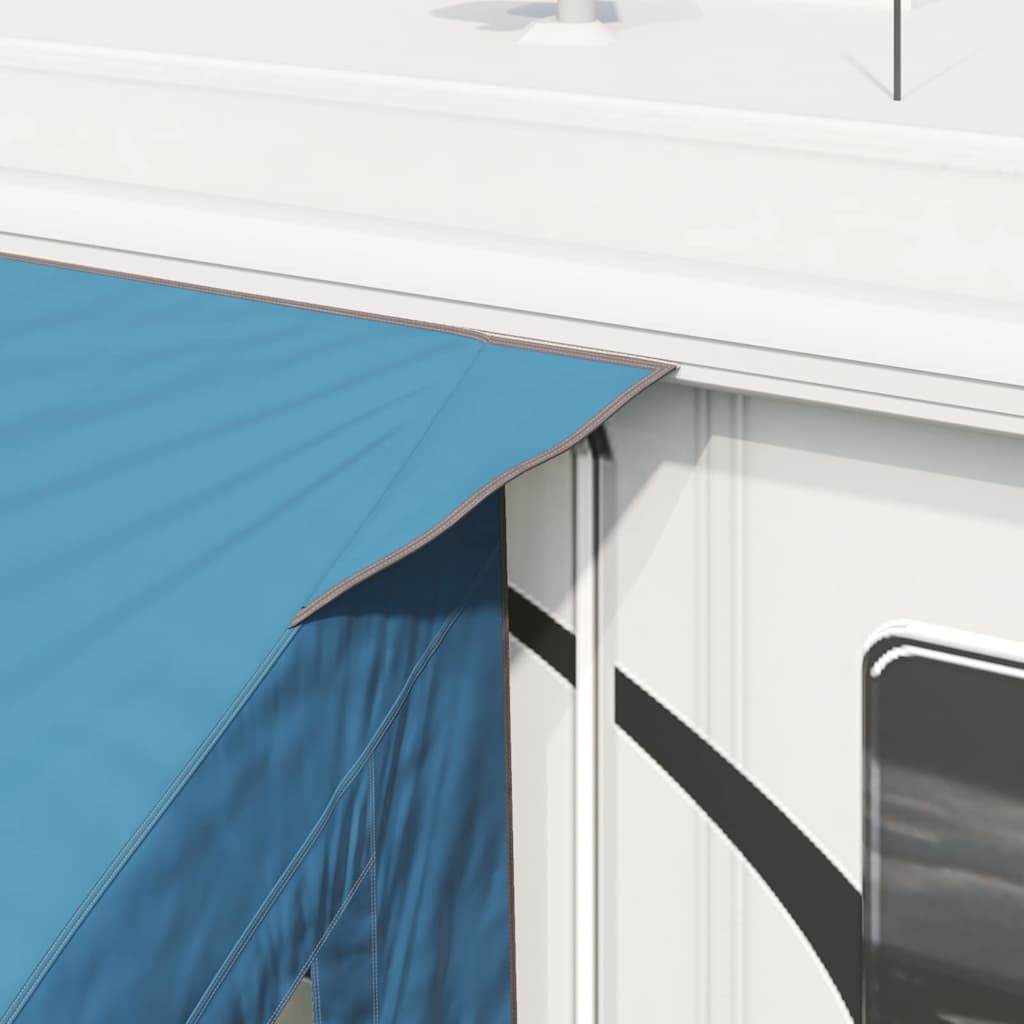 vidaXL Heckzelte für Wohnwagen Rechtwinklig Blau 352 x 250 x 240 cm