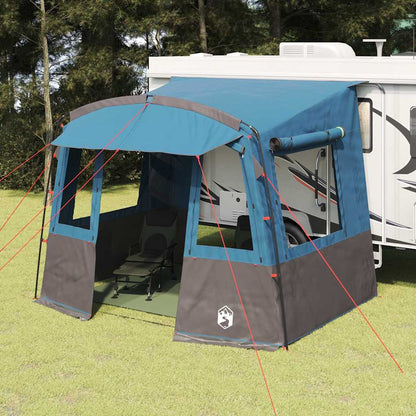 vidaXL Heckzelte für Wohnwagen Rechtwinklig Blau 352 x 250 x 240 cm