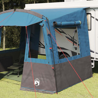 vidaXL Heckzelte für Wohnwagen Rechtwinklig Blau 352 x 250 x 240 cm