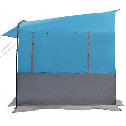 vidaXL Heckzelte für Wohnwagen Rechtwinklig Blau 352 x 250 x 240 cm