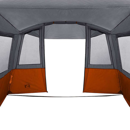 vidaXL Heckzelte für Wohnwagen Grau und Orange 352 x 250 x 240 cm