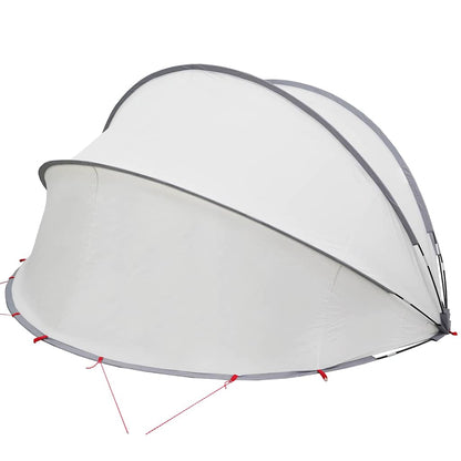 Pool-Dome Grau und Orange 336 x 322 x 160 cm