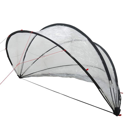 Pool-Dome Transparent 405 x 405 x 192 cm PVC