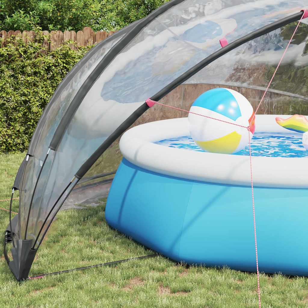 Pool-Dome Transparent 546 x 516 x 250 cm PVC