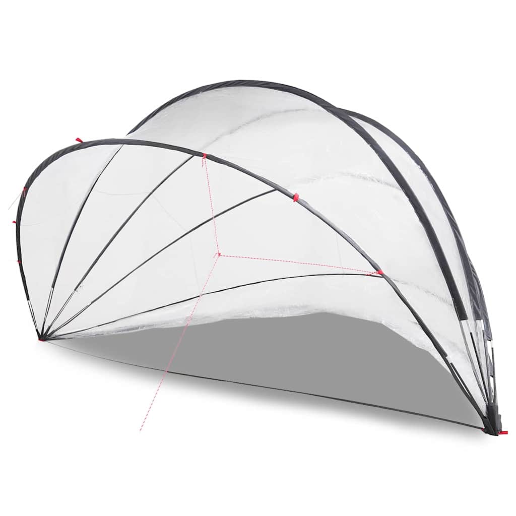 Pool-Dome Transparent 546 x 516 x 250 cm PVC