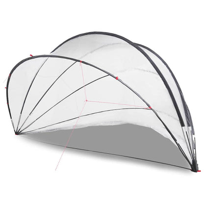 Pool-Dome Transparent 546 x 516 x 250 cm PVC