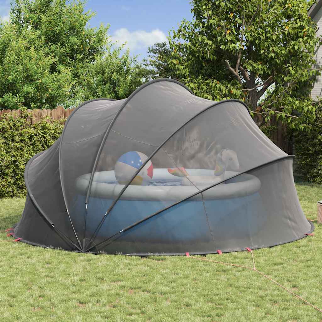 Pool-Dome Schwarz 546 x 516 x 250 cm