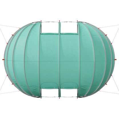 Poolzelt Kuppel Blau 640 x 432 x 205 cm