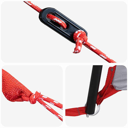 Teepee Zelt für 8 Personen mit Dach Grün 720 x 465 x 295 cm