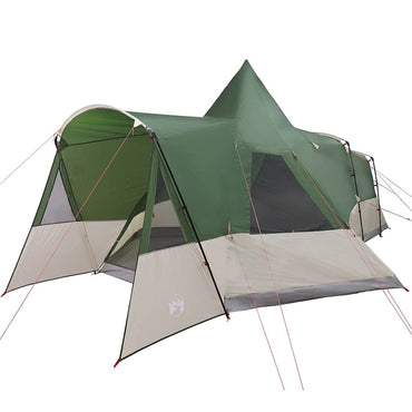 vidaXL Tipi avec toit et rangement Vert 720 x 465 x 295 cm