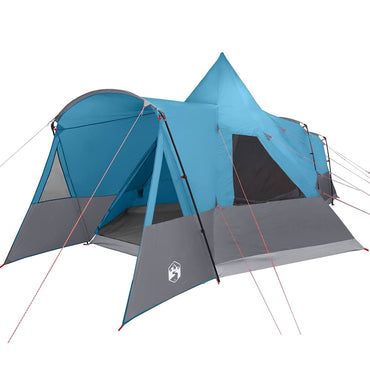vidaXL Tipi avec toit et rangement Bleu 720 x 465 x 295 cm