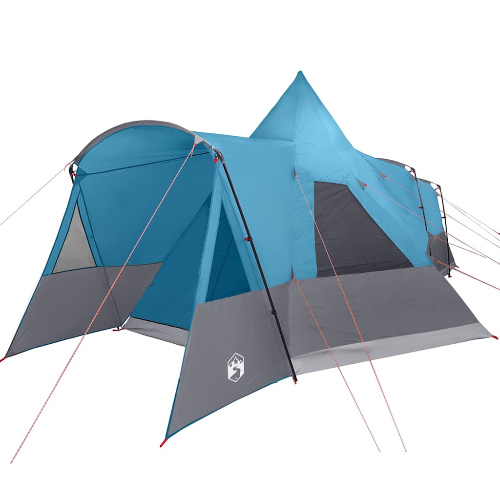 vidaXL Tipi avec toit et rangement Bleu 720 x 465 x 295 cm