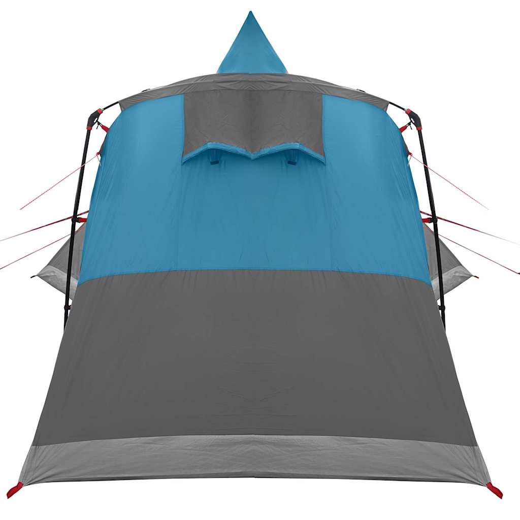 vidaXL Tipi avec toit et rangement Bleu 720 x 465 x 295 cm