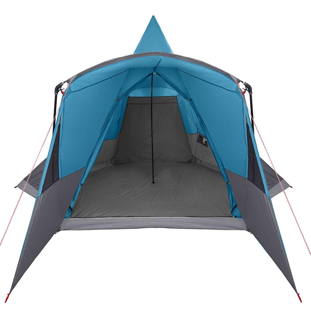 vidaXL Tipi avec toit et rangement Bleu 720 x 465 x 295 cm