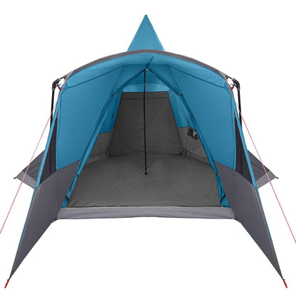 vidaXL Tipi avec toit et rangement Bleu 720 x 465 x 295 cm