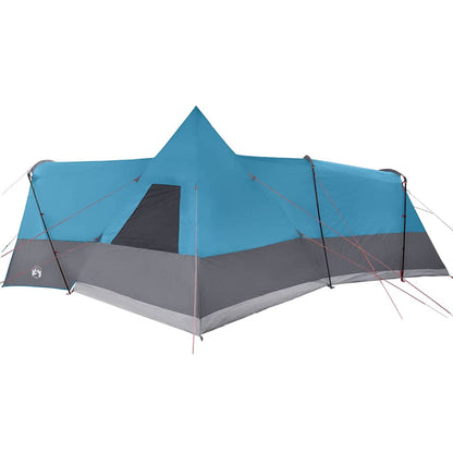 vidaXL Tipi avec toit et rangement Bleu 720 x 465 x 295 cm