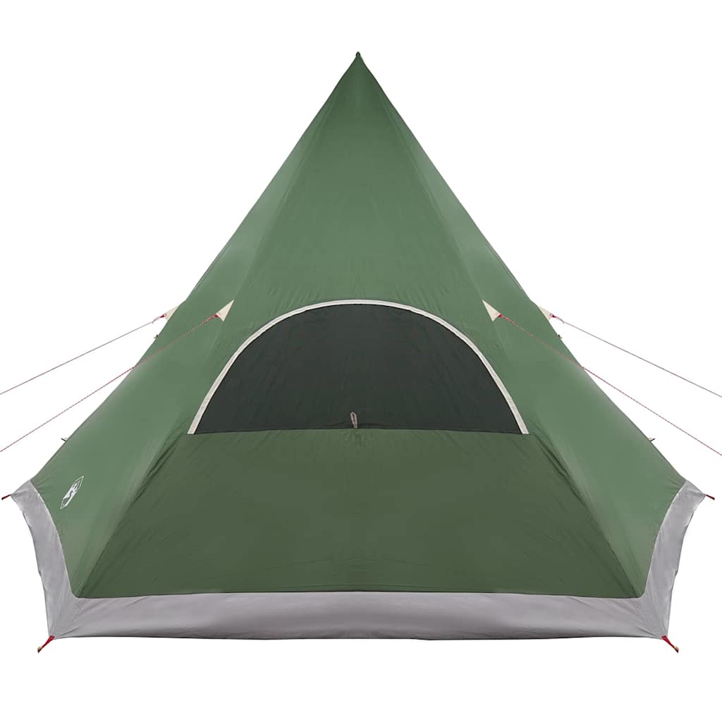 vidaXL Teepee Zelt mit Dach mit Speicher Grün 545 x 450 x 295 cm