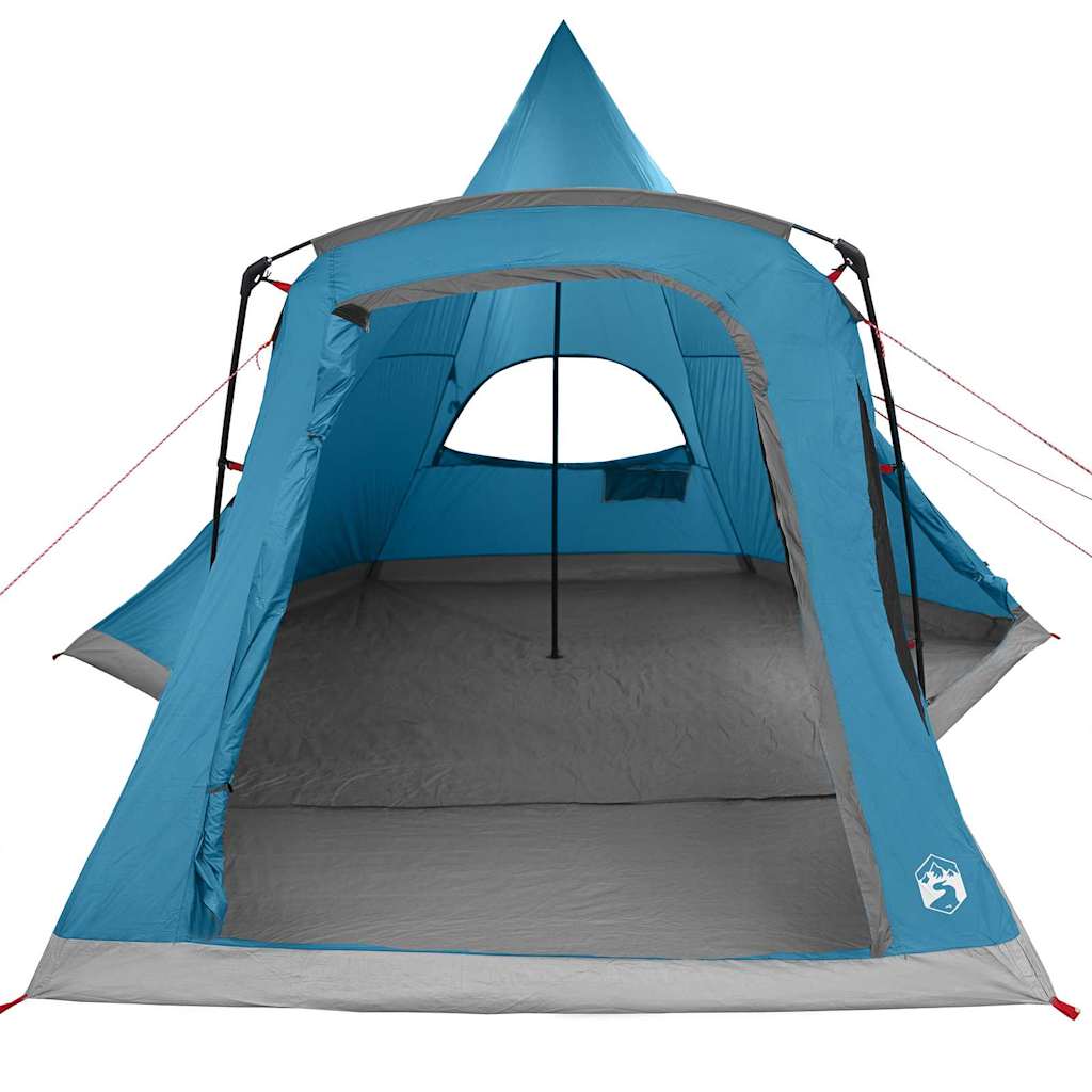 Teepee Zelt für 5 Personen mit Dach Blau 545 x 450 x 295 cm