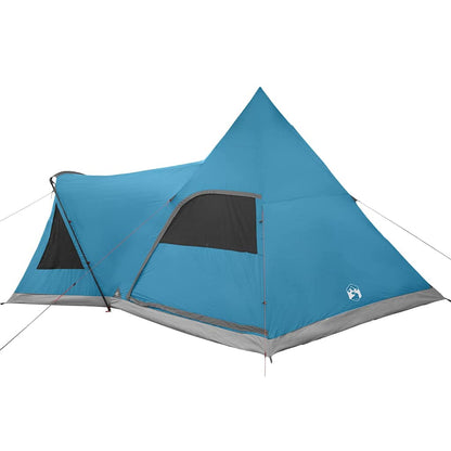 Teepee Zelt für 5 Personen mit Dach Blau 545 x 450 x 295 cm