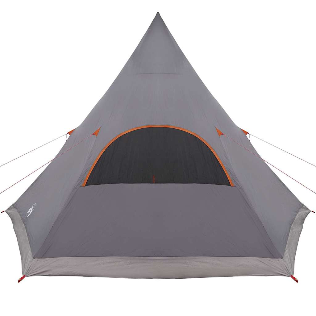 vidaXL Teepee Zelt mit Dach Grau und Orange 545 x 450 x 295 cm