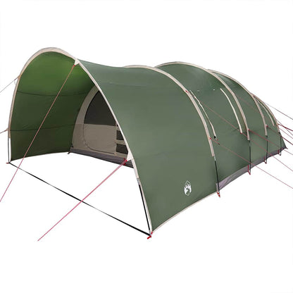 vidaXL Tente tunnel avec toit et espace de rangement Vert 710 x 460 x 245 cm