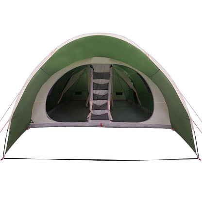 vidaXL Tente tunnel avec toit et espace de rangement Vert 710 x 460 x 245 cm