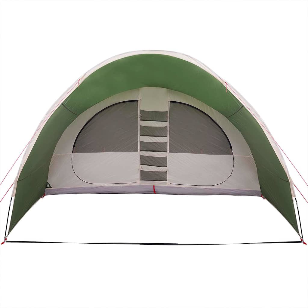 vidaXL Tente tunnel avec toit et espace de rangement Vert 710 x 460 x 245 cm