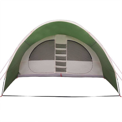 vidaXL Tente tunnel avec toit et espace de rangement Vert 710 x 460 x 245 cm