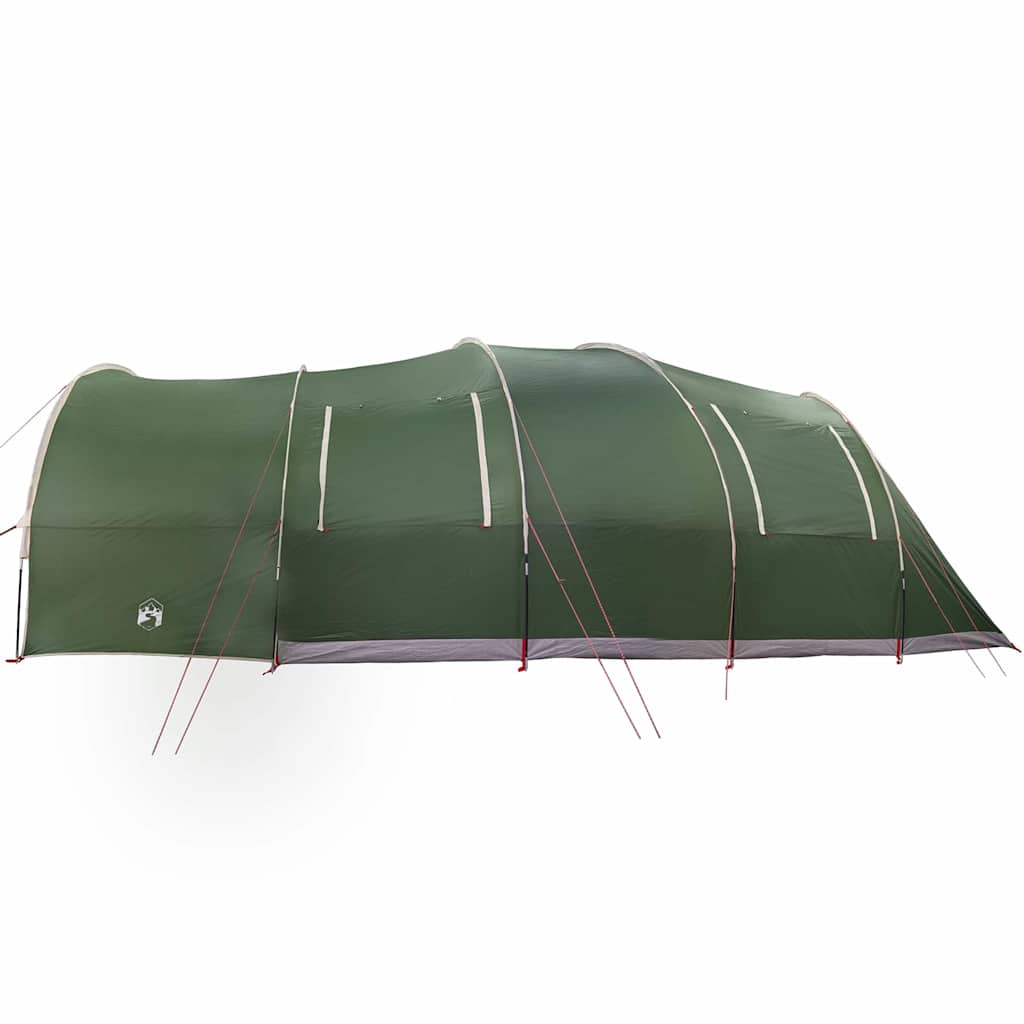 vidaXL Tente tunnel avec toit et espace de rangement Vert 710 x 460 x 245 cm