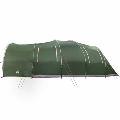 vidaXL Tente tunnel avec toit et espace de rangement Vert 710 x 460 x 245 cm