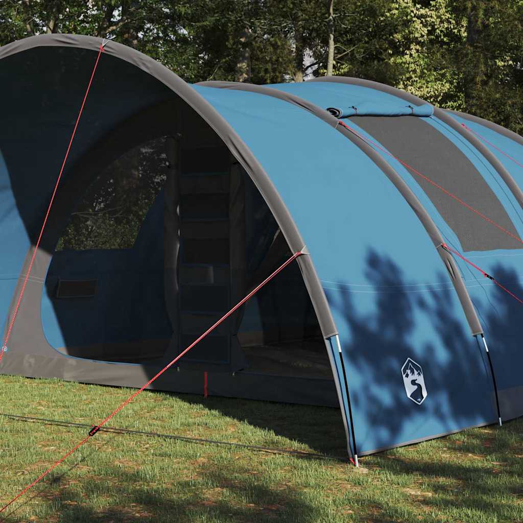 vidaXL Tunnelzelt mit Dach mit Speicher Blau 710 x 460 x 245 cm