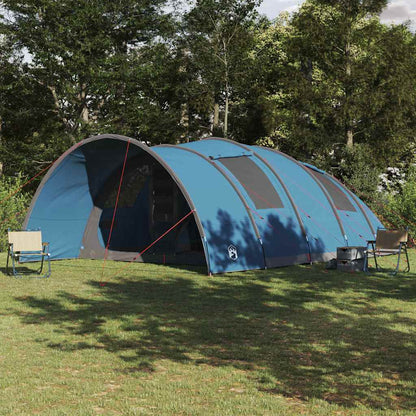 vidaXL Tunnelzelt mit Dach mit Speicher Blau 710 x 460 x 245 cm