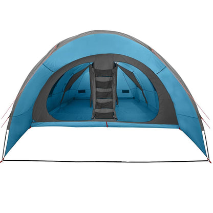 vidaXL Tunnelzelt mit Dach mit Speicher Blau 710 x 460 x 245 cm