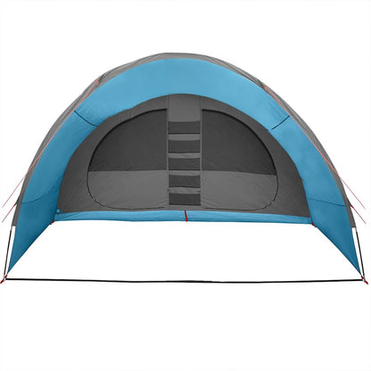 vidaXL Tunnelzelt mit Dach mit Speicher Blau 710 x 460 x 245 cm