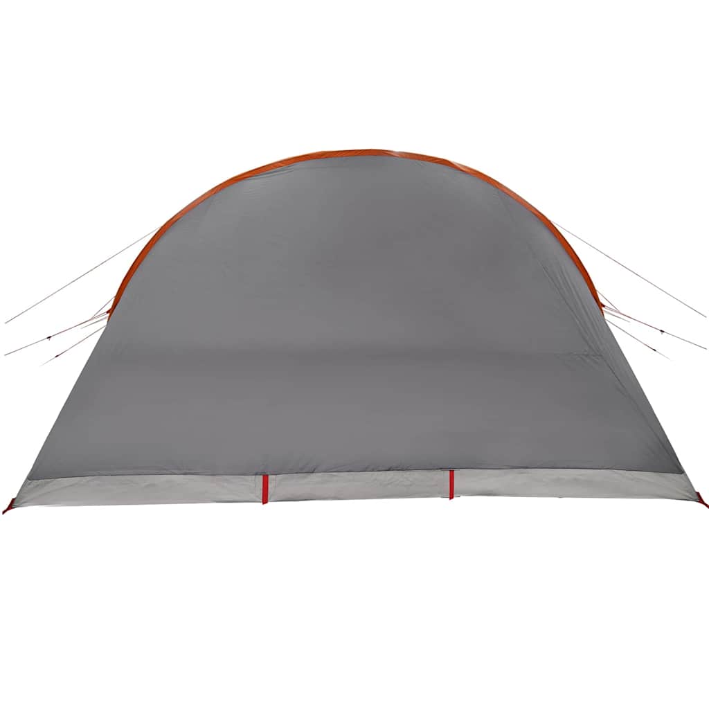 vidaXL Tunnelzelt mit Dach Grau und Orange 710 x 460 x 245 cm
