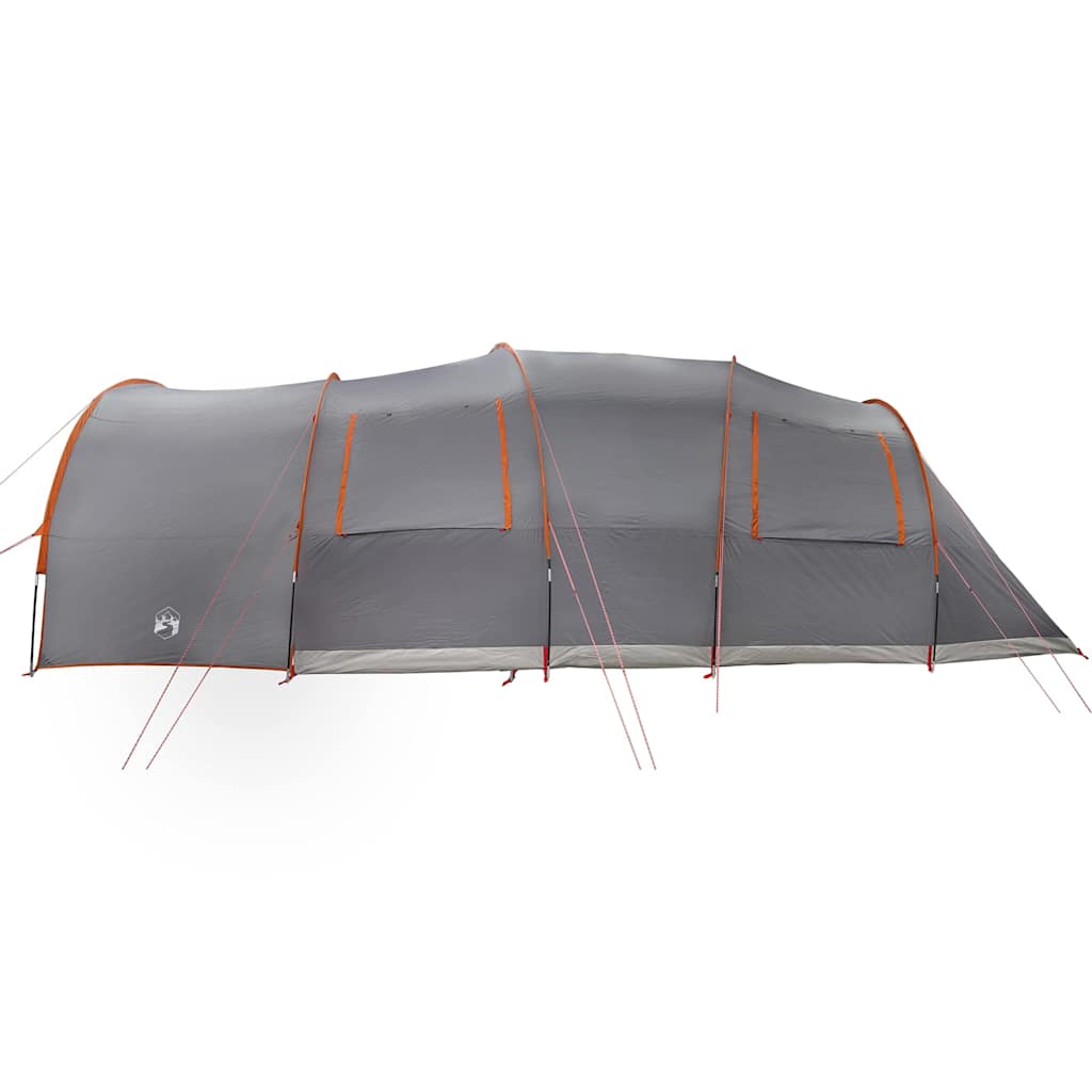 vidaXL Tunnelzelt mit Dach Grau und Orange 710 x 460 x 245 cm