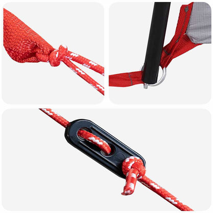 Zelt für 16 Personen mit Dach Grün 680 x 510 x 210 cm