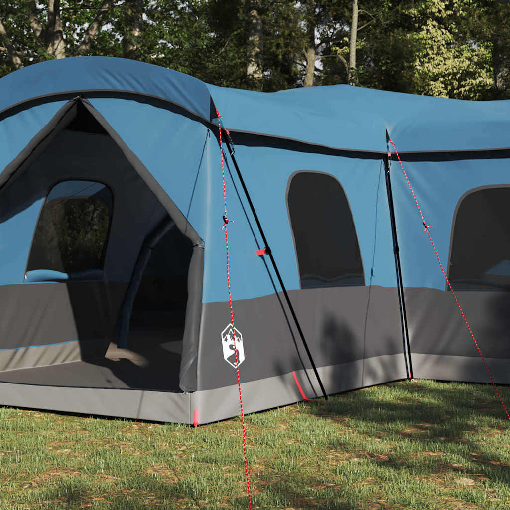 vidaXL Zelt Blau 680 x 510 x 210 cm 185T Polyester mit PU-Beschichtung