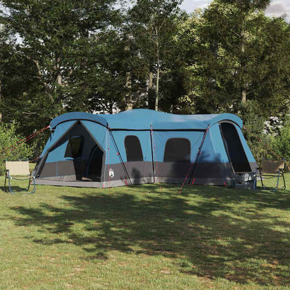 vidaXL Zelt Blau 680 x 510 x 210 cm 185T Polyester mit PU-Beschichtung