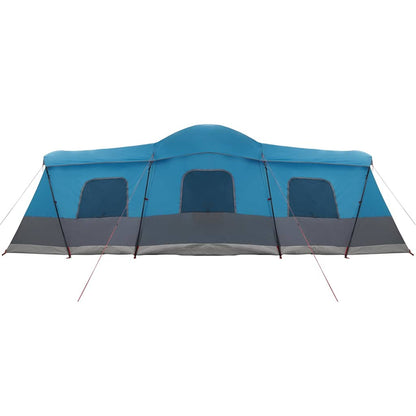 vidaXL Zelt Blau 680 x 510 x 210 cm 185T Polyester mit PU-Beschichtung