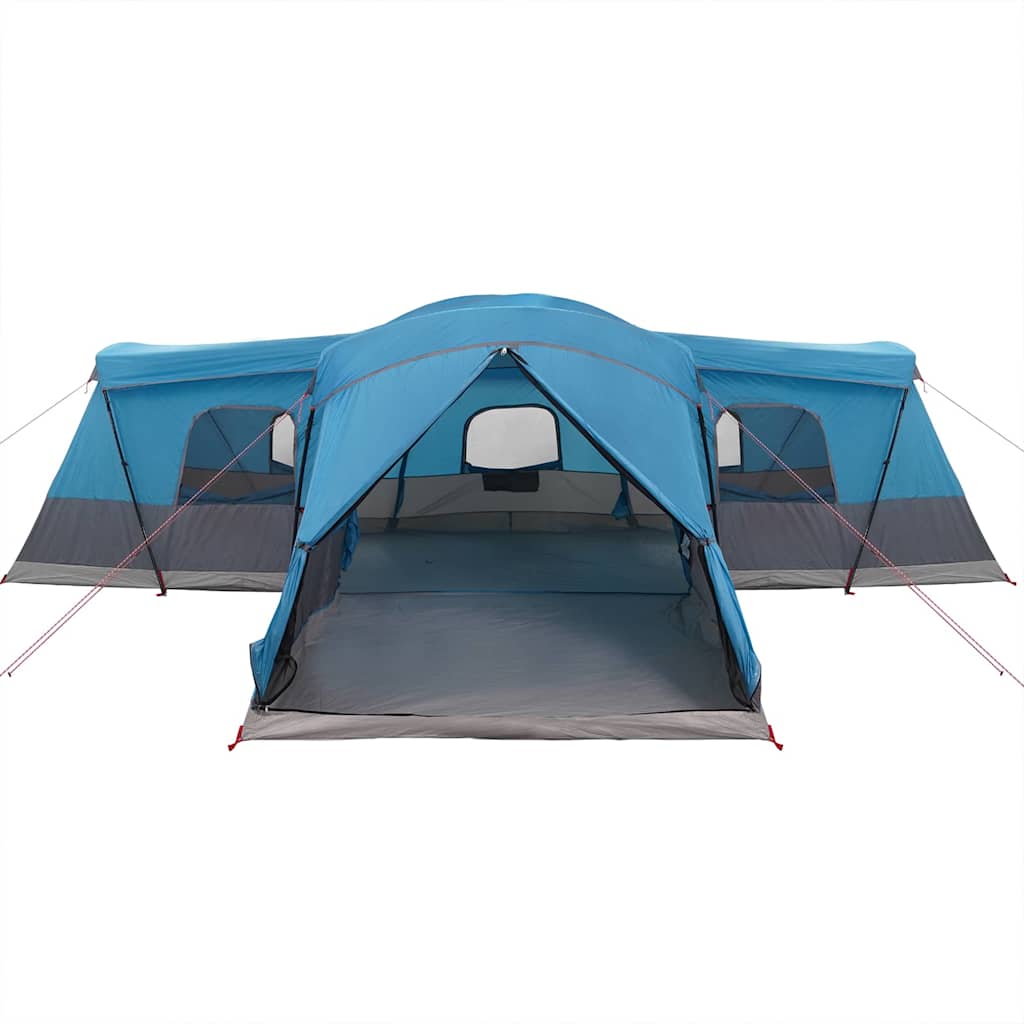 vidaXL Zelt Blau 680 x 510 x 210 cm 185T Polyester mit PU-Beschichtung