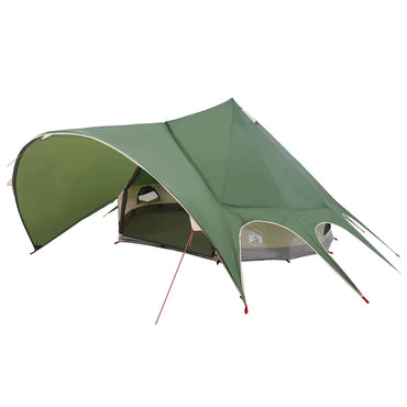 vidaXL Teepee Zelt mit Dach Grün und Grau 600 x 600 x 347 cm