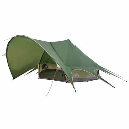 vidaXL Teepee Zelt mit Dach Grün und Grau 600 x 600 x 347 cm